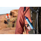 Lifestraw Personal Water Filter For Hiking, Camping, Travel, And Emergency Preparedness, 3 Pack, Blue