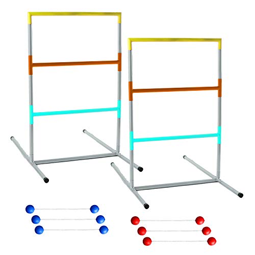 Franklin Sports Professional Ladder Ball Set - Steel Construction - Ladder Golf - Outdoor Lawn Games - Beach Games