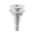 Jazzy Pearls 5/8 Inch White Nylon ThruHull Bilge Pump And Aerator Hose Fitting For Boats