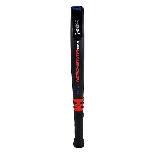 Dunlop Sports Aero-Star Team Padel Racket, Blackred, 1 Racket
