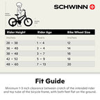 Schwinn Elm and Koen Bike or Balance Bike, 12-18 Inch Bike for Kids Ages 2-13, Black, Blue, Red, Teal, Pink or Purple, SmartStar