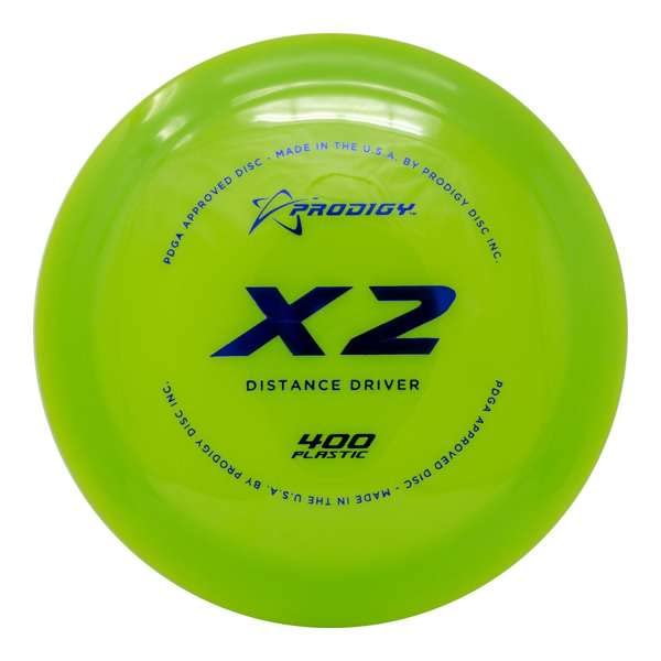 Prodigy Disc 400 X2 Driver  Overstable Distance Driver Disc Golf Disc  Extremely Durable  Great For Big Hyzers  Colors May Vary 