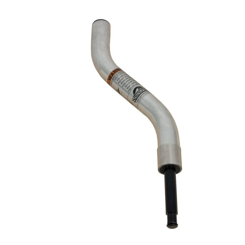 Springfield 1630402-Css Threaded Fixed-Height Offset Post For Kingpin Seat Mounts And Bases - 13'', Satin Finish