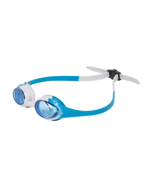 Arena Unisex Spider Kids Swim Goggles For Boys And Girls Non-Mirror Lens, Blue Gray Blue