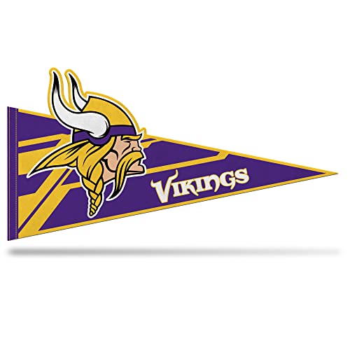 Rico Industries Nfl Football Minnesota Vikings Soft Felt Pennant - Ez To Hang - Home D  Cor (Game Room, Man Cave, Bed Room)