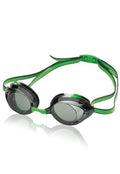 Speedo Unisex-Child Swim Goggles Vanquisher 2.0 Junior,Black/Green