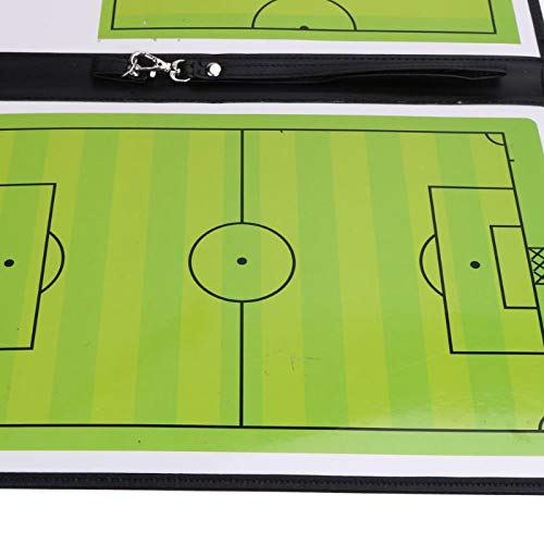Soccer Coaching Board Soccer Coaches Clipboard Tactical Magnetic Board Kit With Dry Erase, Marker Pen And Zipper Bag (Football B