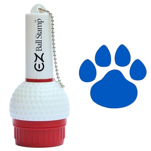 Promarking Ezballstamp Golf Ball Stamp - Blue Paw
