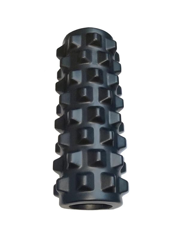 GNOLY EVA Foam Grid Massage Roller  Deep Tissue Muscle Relief & Recovery Tool  Yoga Pilates Fitness Trigger Point Back Leg Str