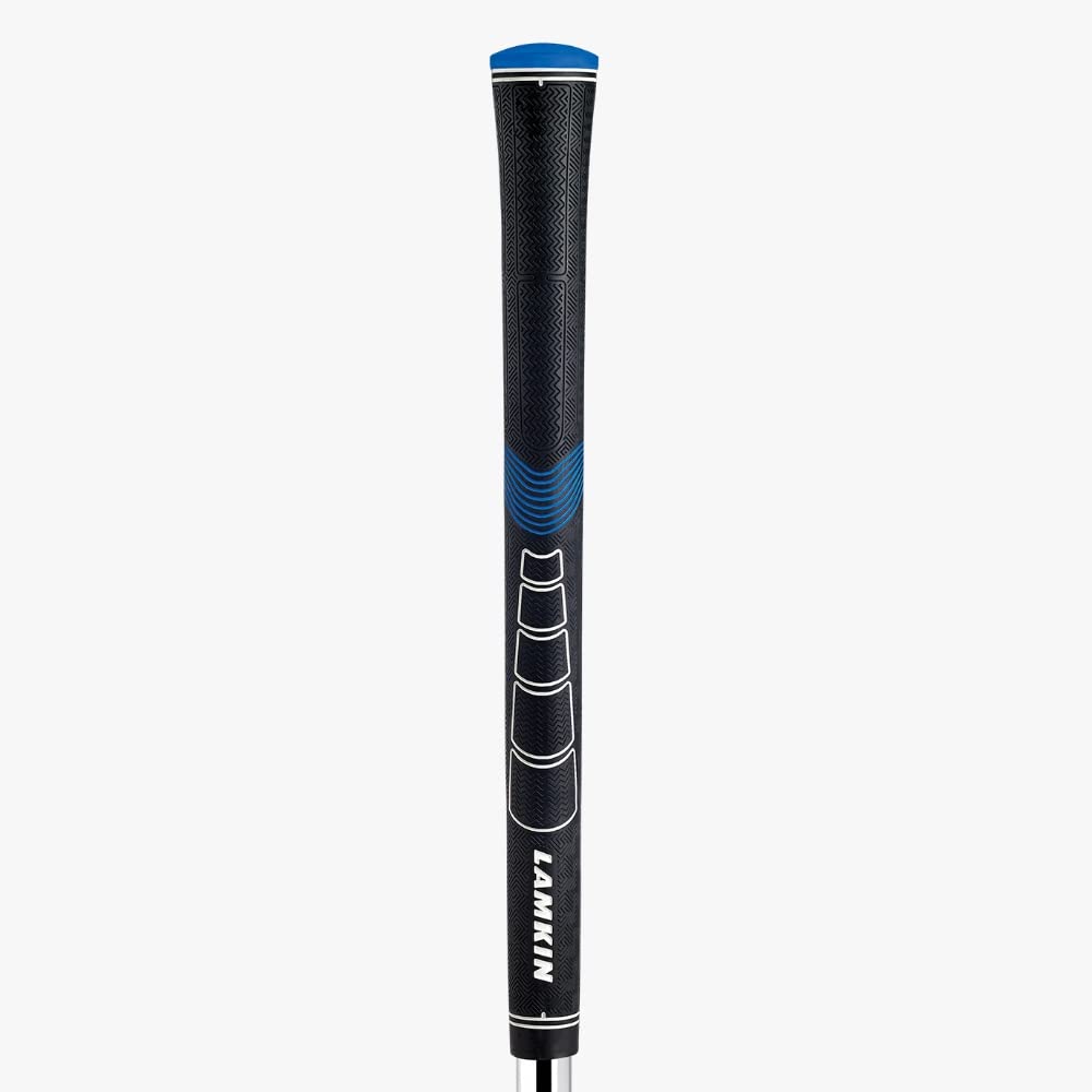 Lamkin Sonar + Golf Grips, Swinging Grips, With Lamkin'S Fingerprint And Genesis Technology, Black/Blue