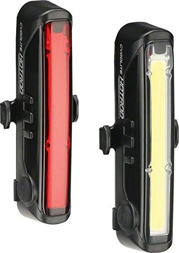 Cygolite Hotrod 110 Lumen Front Light & Hotrod 50 Tail Light Usb Rechargeable Bike Light Combo Set,Compact,Hr-110-50