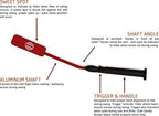 Insider Bat Baseball Softball Batting Swing Trainer Hitting Training Aid Tool Device 06 (Ages 12 & Under)