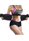 Nozti Adjustable Waist Trimmer Belt, Sauna Effect, Black/Pink