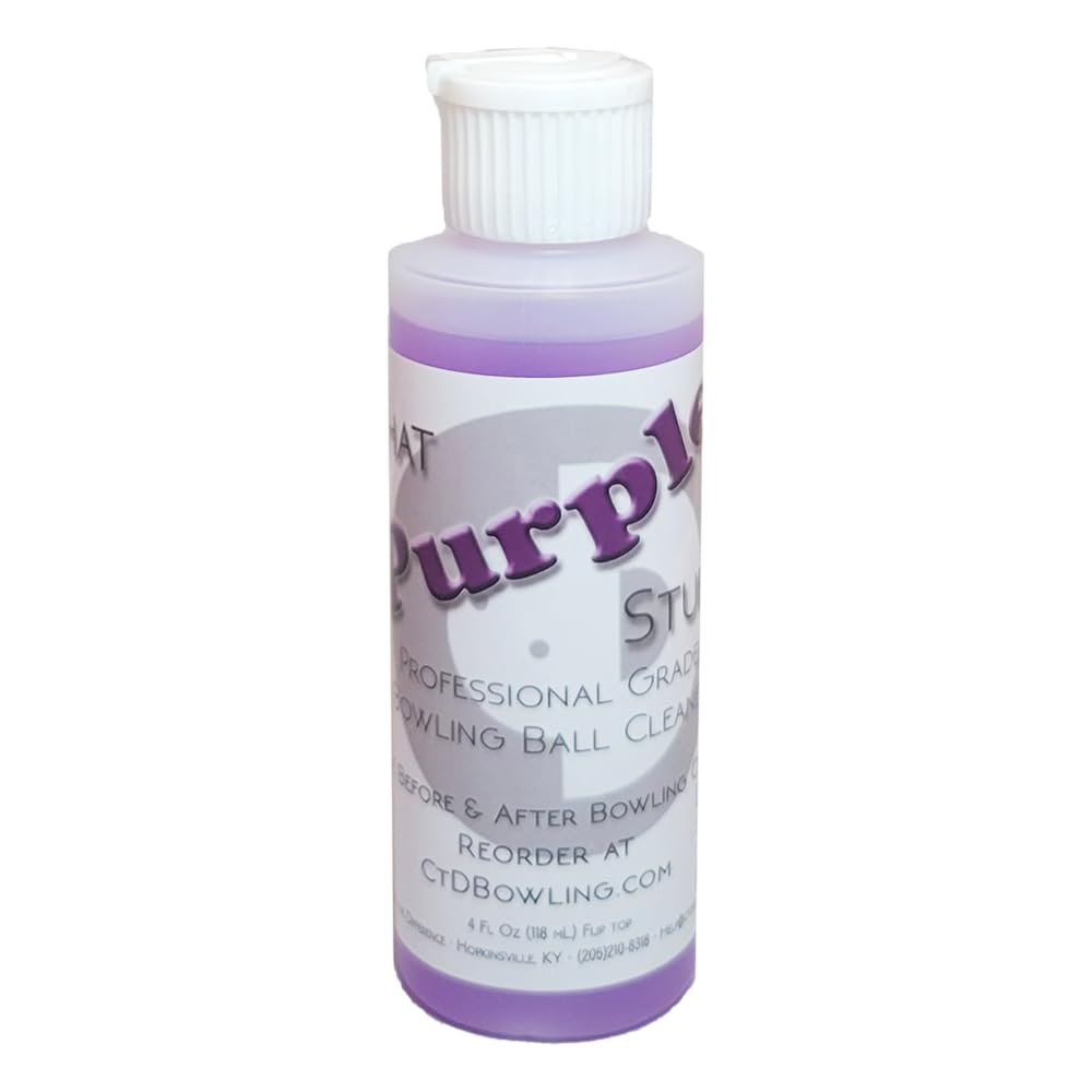 Creating The Difference That Purple Stuff Bowling Ball Cleaner  4 Oz  Usbc Approved  Bowling Ball Cleaner  Removes Dirt, Oil & S