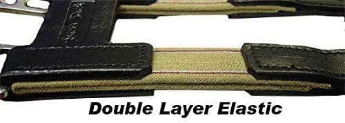Derby Originals Paris Tack English Leather Elastic Girth Extender, Havana