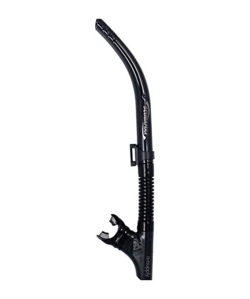 Scubamax Air Supply Snorkel (Black/Black)