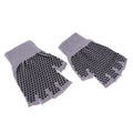 VELURA 2xYoga Gloves Half Finger Workout Fitness Glove with AntiSlip Beads Grey|Sporting Goods | Fitness Running & Yoga | Stren