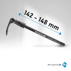 Stalwart Thru Axle With Lever, 15 Mm, Black