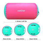 Vofitny Gymnastics Air Barrel Octagon Mat Tumbler Back Handspring Trainer For Home/Gym/Tumbling