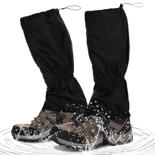 Gustave Gaiters For Hiking, Climbing, Leggings, Trekking, Waterproof Windproof Sandproof Adults Hiking Gaiters, With Secure Fast