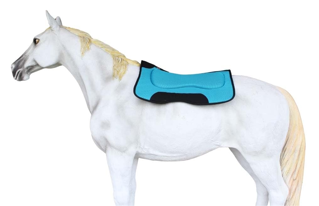 Challenger Horse Saddle Pad Western Contoured Neoprene Shock Absorbing Saddle 39200Tr