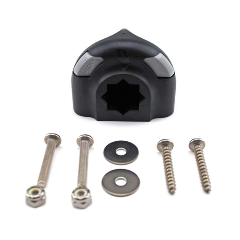Railblaza Sideport Mounting Base, Vertical Use On Kayaks, Canoes, Power Boats, Sail Boats, And Atvs
