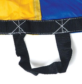 Palos Sports - Heavy Duty Standard Parachute 12 With 12 Handles, Kids Parachute For Cooperative Play - Comes With Carrying Bag