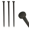 Moose Supply Single Head Metal Tent Stakes Heavy Duty Steel Ground Stake, Versatile Spikes To Anchor Commercial Inflatables, Eve