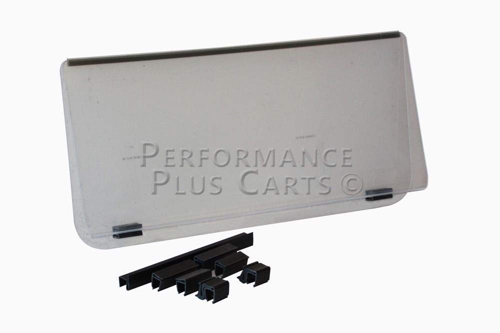 Performance Plus Carts Club Car Ds Golf Cart Fold- Down Windshield | Clear | Compatible With Ds 1982-2000.5 Models
