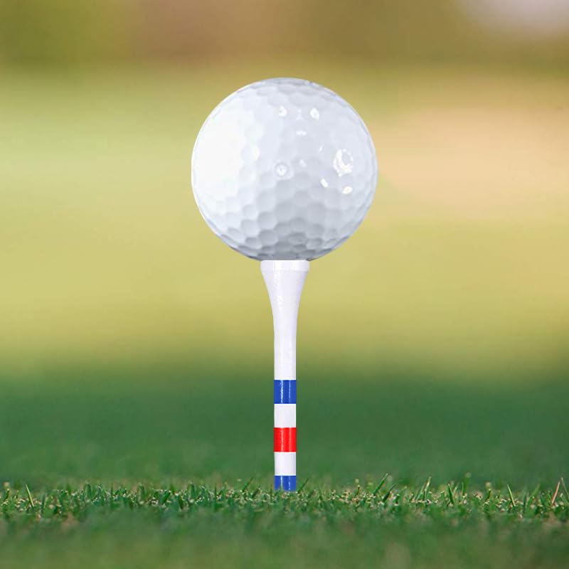 Zivisk Bamboo Golf Tees, 3 1/4 Inch Long Tees Golf 100 Count, Strong Sustainable Biodegradable