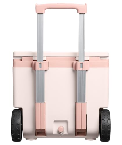 Stanley Adventure Easy-Carry Wheeled Cooler 50qt Rose Quartz
