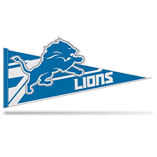 Rico Industries Nfl Football Detroit Lions Soft Felt Pennant - Ez To Hang - Home D  Cor (Game Room, Man Cave, Bed Room)