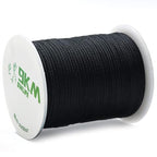 9Km Dwlife Black Kevlar Cord, High Tensile Strength, Flame Resistant, Braided Fishing Line, Wind Chime String, Kite Line, Campin