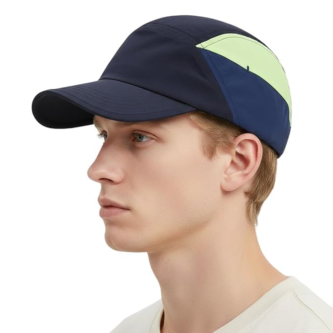Venzina Cap For Men Stylish Upf 50 Breathable Lightweight Black One Size