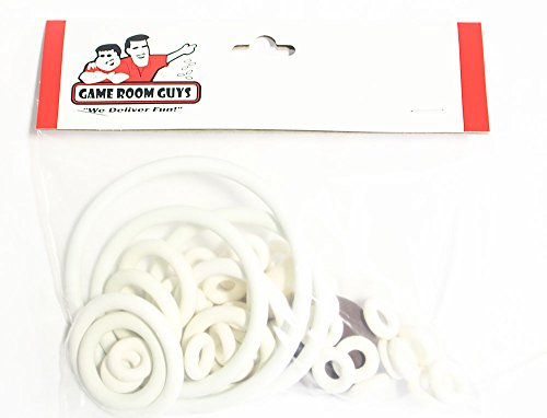 Game Room Guys Gottlieb Bumper Pool Pinball White Rubber Ring Kit