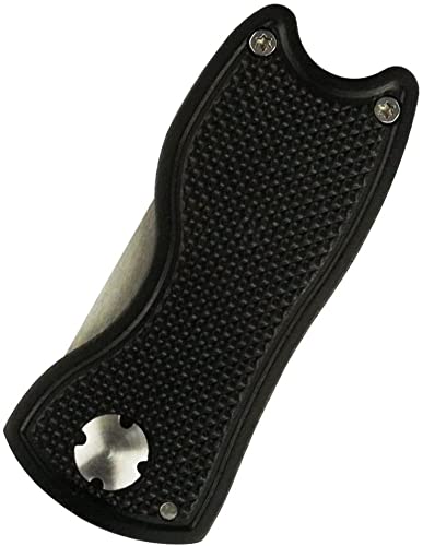 Pinmei Foldable Golf Divot Tool With Golf Ball Marker (Black03)