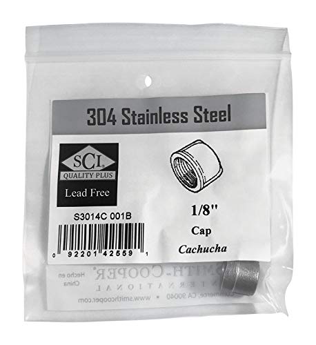 Pipe Cap 1/8'' Ss (Pack Of 1)