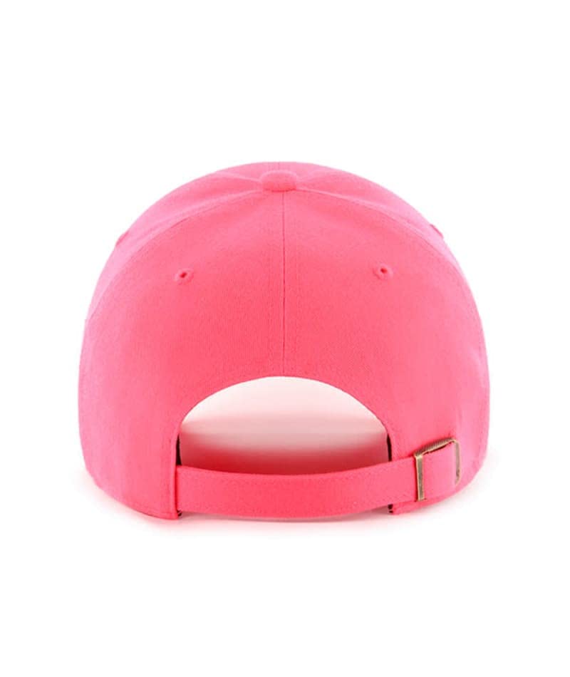 47 New York Yankees Hat Mens Womens Neonado Clean Up Adjustable Cap, Neon Pink