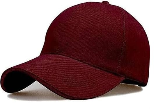 Bynomo Unisex Baseball Cap  Stylish Design, Sports Cap, Summer & Cricket Cap, Gym & Plain Cap (Maroon)