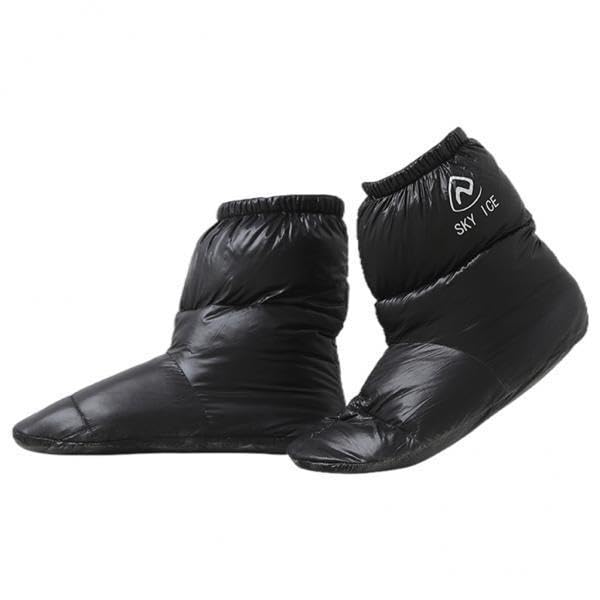 Bnf 2Pairs Outdoor Camping Duck Down Slippers Sock Shoes Warmer Booties Black Sporting Goods | Outdoor Sports | Camping & Hiking