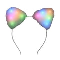 blinkee Multicolor LED Soft Cat Ears Headband