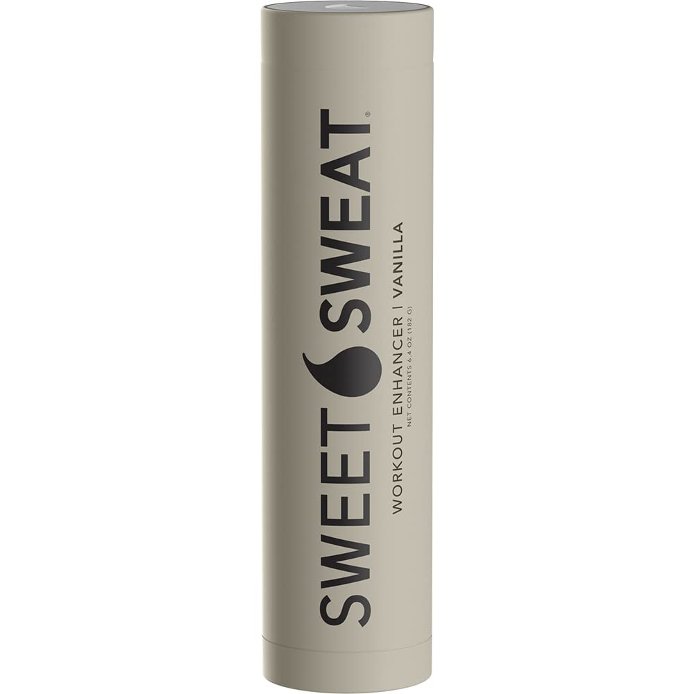 Sports Research Sweet Sweat Vanilla Workout Enhancer Gel to Maximize Your Exercise & Sweat Faster - 6.4oz Stick