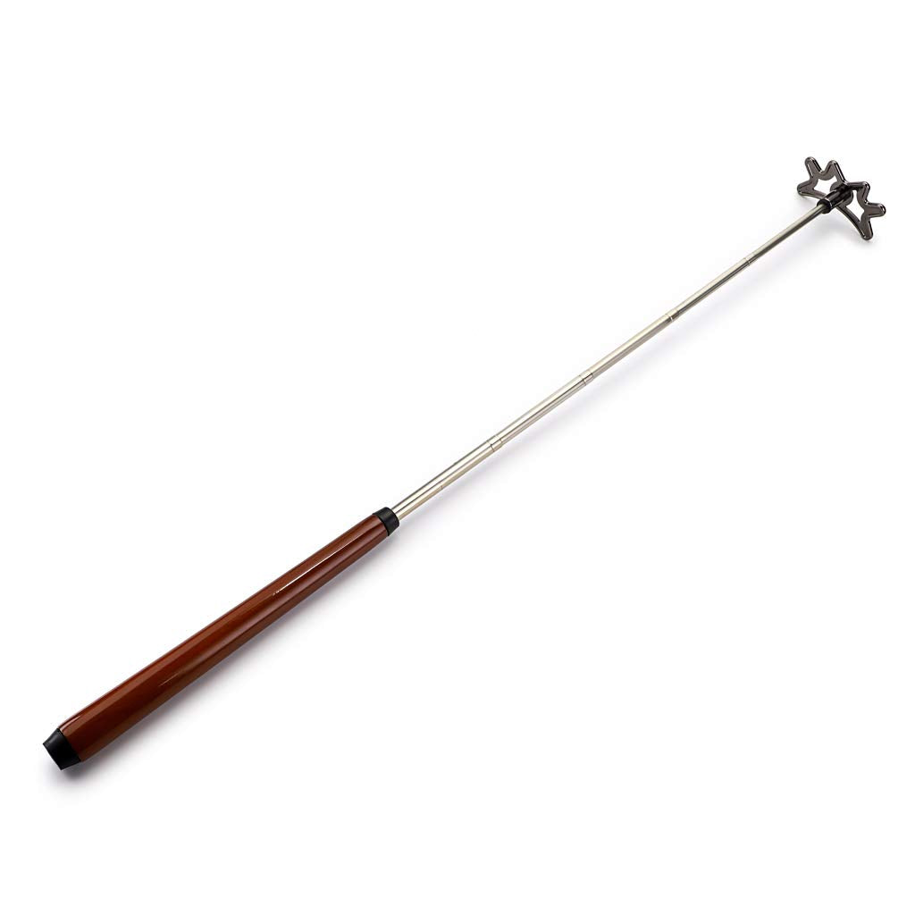 Ownmy Retractable Billiards Bridge Stick With Removable Bridge Head And Wood Handle, Pool Stick Length Extends Up To 35Cm - 140C