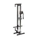 Titan Fitness 80.5 Short Wall Mounted Pulley Tower, 350 LB Capacity Plate-Loaded Cable Machine, Adjustable Trolly Height, Standa