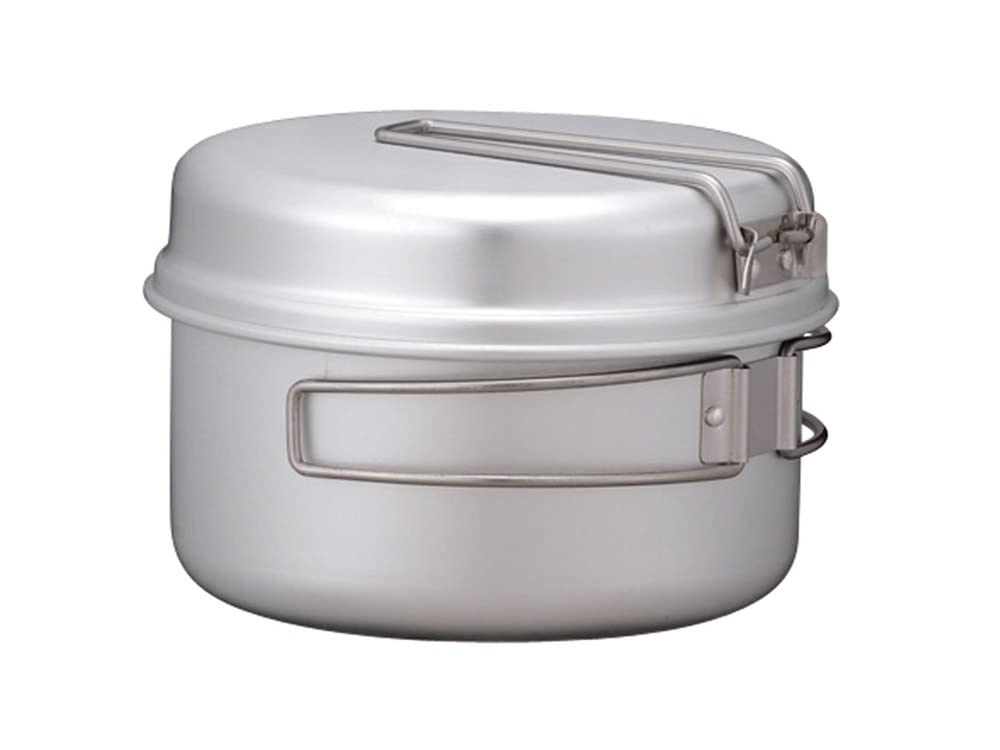 Snow Peak Titanium Multi Compact Cookset - Ultralight Camping Cookware Set With Pots & Frying Pans - Titanium Cookset For Outdoo
