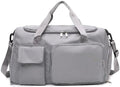 Travel Duffle Bag With Shoe Storage & Waterproof Wet Pocket