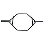 Cap Olympic Trap Bar, Shrug Bar, Hex Bar With Combo Neutral Grips And Black Finish