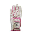 Agxgolf Six Pack!! Sure Grip Ladies Left Hand Size Large Cabretta Leather Golf Gloves For Women Who Golf Right Handed (Pink Trim