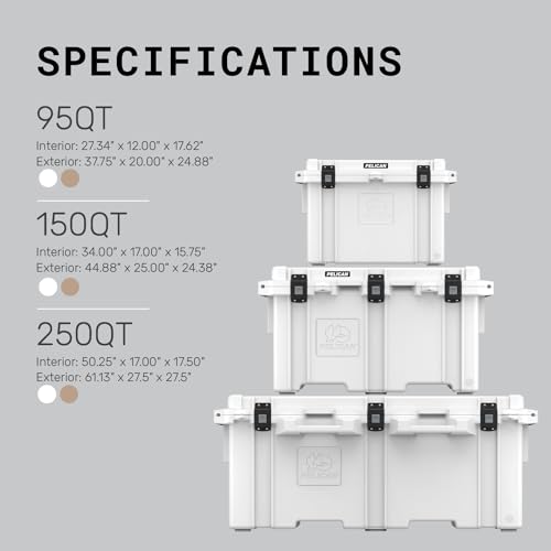 Pelican Elite 95 Quart Cooler (Tan)