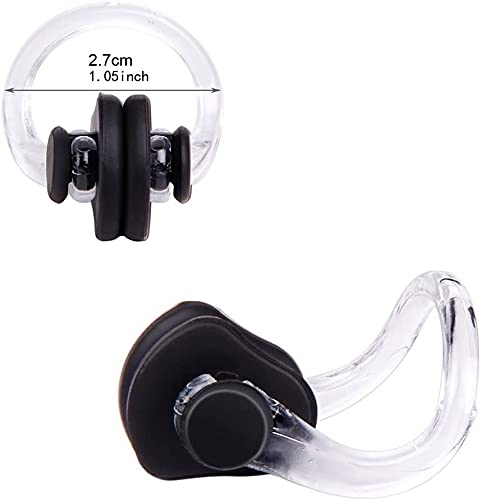 Linwnil 10Pcs Nose Clip For Swimming Nose Plugs For Kids And Adults Multi-Color